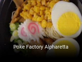 Poke Factory Alpharetta opening hours