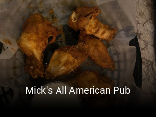 Mick's All American Pub open hours