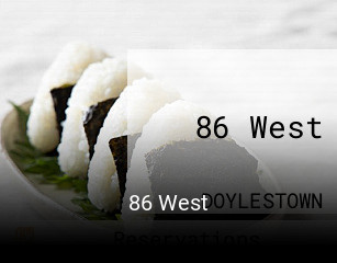 86 West opening hours