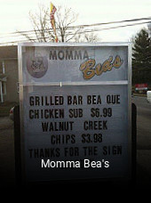 Momma Bea's opening hours