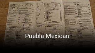 Puebla Mexican opening hours