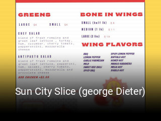 Sun City Slice (george Dieter) opening hours