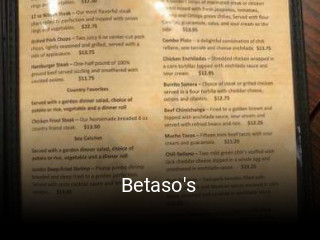 Betaso's open hours