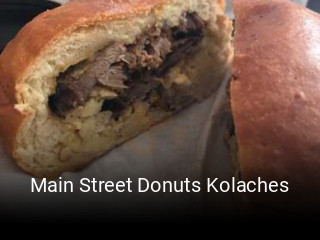 Main Street Donuts Kolaches open hours