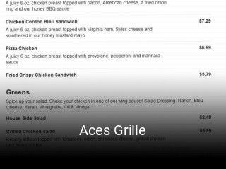 Aces Grille open hours