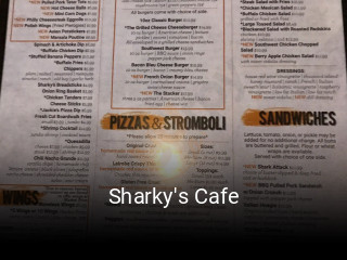 Sharky's Cafe open hours