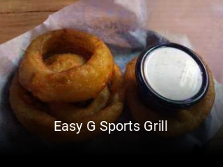 Easy G Sports Grill opening hours