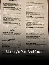 Stumpy's Pub And Grub opening hours