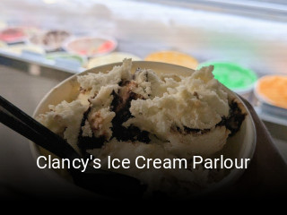 Clancy's Ice Cream Parlour open hours