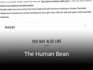 The Human Bean open hours