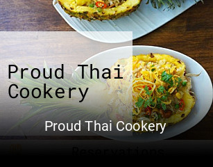 Proud Thai Cookery open hours