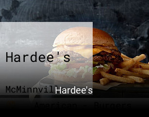 Hardee's open hours