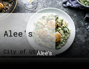 Alee's opening hours