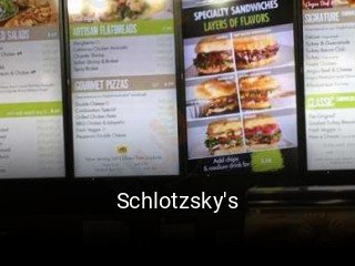 Schlotzsky's opening hours