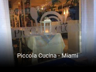 Piccola Cucina - Miami opening hours