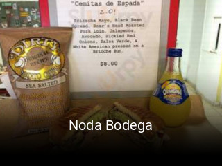 Noda Bodega opening hours