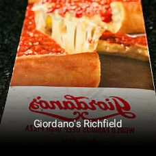 Giordano's Richfield opening hours