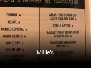 Millie's opening hours