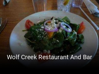 Wolf Creek Restaurant And Bar open hours