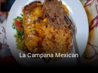 La Campana Mexican open hours