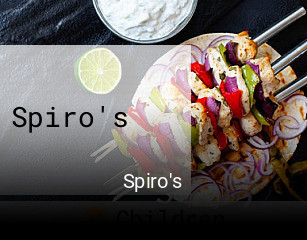 Spiro's opening hours