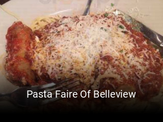 Pasta Faire Of Belleview opening hours