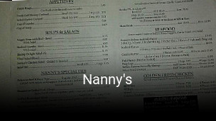 Nanny's opening hours