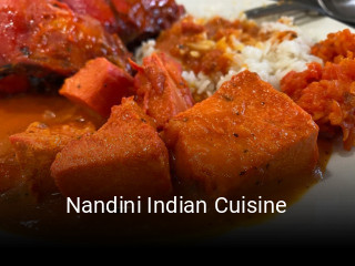 Nandini Indian Cuisine opening hours