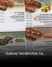 Subway Sandwiches Salads open hours