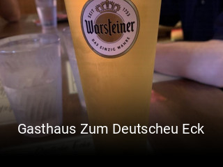 Gasthaus Zum Deutscheu Eck open hours