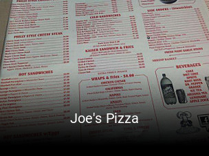 Joe's Pizza open hours