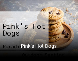 Pink's Hot Dogs opening hours