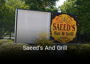 Saeed's And Grill opening hours