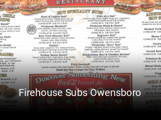 Firehouse Subs Owensboro opening hours