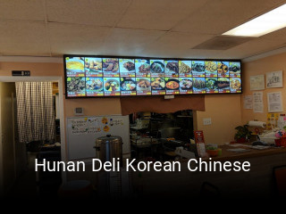 Hunan Deli Korean Chinese open hours