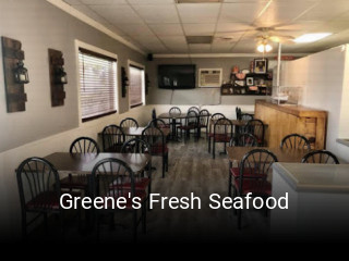 Greene's Fresh Seafood opening hours