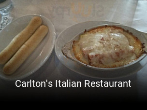 Carlton's Italian Restaurant opening hours