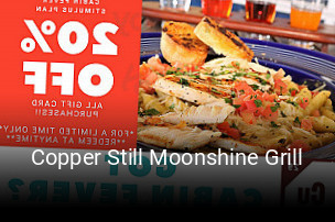 Copper Still Moonshine Grill opening hours