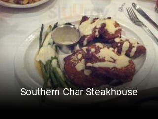 Southern Char Steakhouse opening hours