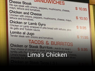 Lima's Chicken open hours