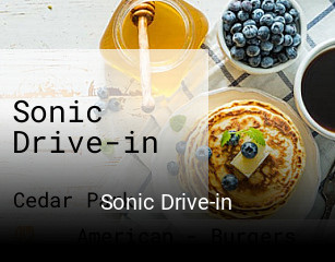 Sonic Drive-in open hours