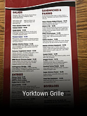 Yorktown Grille opening hours