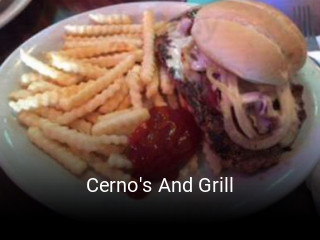 Cerno's And Grill opening hours