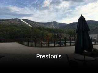 Preston's opening hours