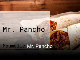 Mr. Pancho opening hours