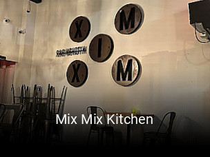 Mix Mix Kitchen opening hours