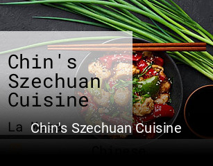 Chin's Szechuan Cuisine opening hours