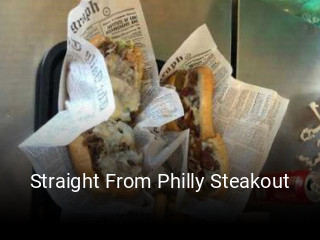 Straight From Philly Steakout opening hours