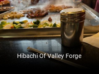 Hibachi Of Valley Forge opening hours