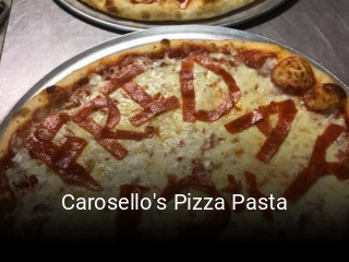 Carosello's Pizza Pasta open hours